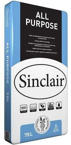 Sinclair All Purpose Compost Peat Reduced 75lt