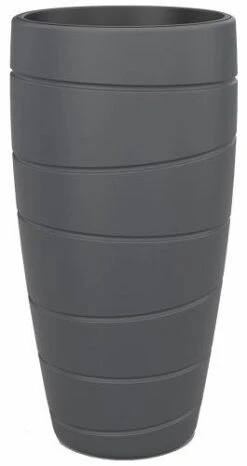 Passa Planter Tall - Anthracite Effect