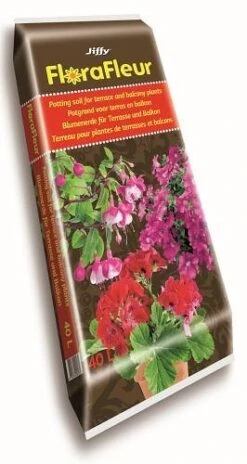 Jiffy FloraFleur Multipurpose Potting Compost Plus Slow Release Feed 40lt