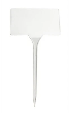 White 27cm Angle Headed Plant Labels X 10