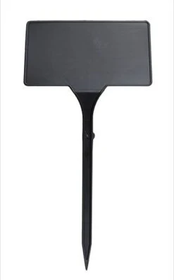 Black 27cm Angle Headed Plant Labels X 10