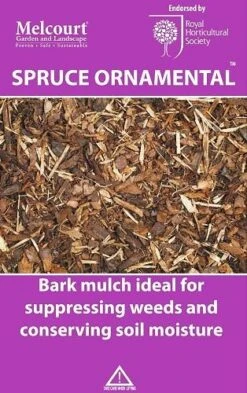Melcourt Spruce Ornamental Bark Mulch 60lt