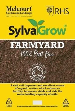 Melcourt Sylvagrow Farmyard Soil Improver (previously Called Farmyard Manure) 50lt