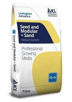 Levington Advance Seed & Modular F2S Compost With Sand 75lt