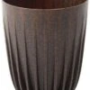 Mira ECO Coffee Planter 25cm - Espresso -Garden Care Shop 377 500 5f4675 lamela mira coffee brown planter pot recycled