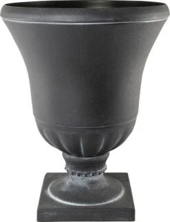 Urn Planter 40cm - Aged Black Effect