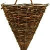 Black Rattan Wall Basket 16" -Garden Care Shop 419 500 5f4675 wicff