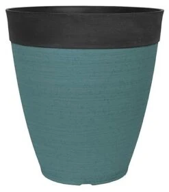 Gala Planter 14" - Lagoon Teal Effect