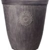 Premium Planter Somerville Tall 16" - Chocolate Slate Effect -Garden Care Shop 444 500 5f4675 cti somerville planter flowerpot tall emblem brown