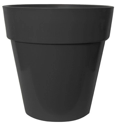 Euro Planter Round 30cm Glossy Black Effect 3 Euro Planter Round 30cm Glossy Black Effect