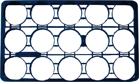 15 Hole X 10.5cm Round Tray 3 15 Hole X 10.5cm Round Tray