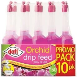 Doff Orchid Drip Feed Liquid Fertiliser 10 Pack
