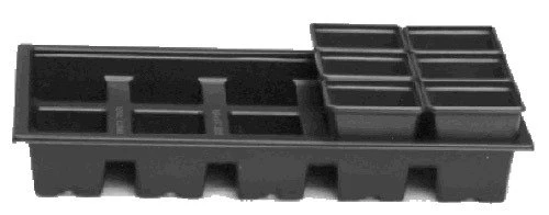 Carry Tray For Square Pots 15 X 7cm - Pack Of 10 3 Carry Tray For Square Pots 15 X 7cm - Pack Of 10