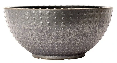 Hobnail Bowl 30cm - Faux Concrete Effect 3 Hobnail Bowl 30cm - Faux Concrete Effect