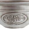 Olive Bowl Planter 30cm - Silver Effect -Garden Care Shop 500 295 5f4675 olive silver planter bowl bulb pot flowerpot