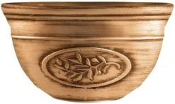 Olive Bowl Planter 30cm - Gold Effect