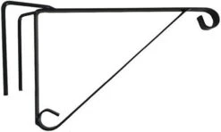 Lincoln Fencepost Basket Bracket 14" - Black