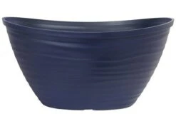 Dune Planter Oval Flow Pot 20" - Flow Blue