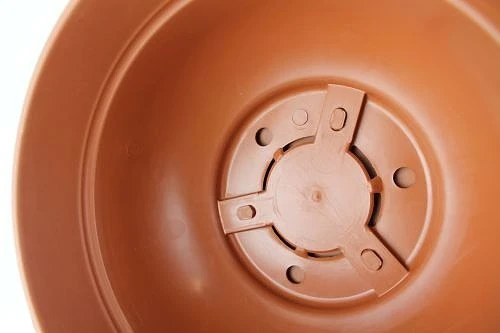 Andromeda Bowl Planter 21cm With Matching Saucer - Terracotta Effect 4 Andromeda Bowl Planter 21cm With Matching Saucer - Terracotta Effect - Image 2