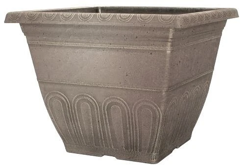 Valencia Square Planter 12" - Faux Leather Effect 3 Valencia Square Planter 12" - Faux Leather Effect