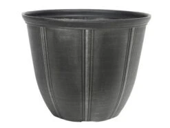 Genesis Planter 12" - Metallic Grey Effect