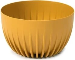 Mira Bowl Planter 24cm - Mustard Yellow