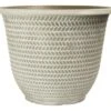 Parker Planter 16" - Washed Taupe Effect -Garden Care Shop 500 420 5f4675 parker planter plastic pot decorative grey white