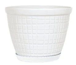 Adelyn Planter Flow Pot 10" - Cotton White