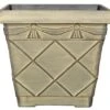 Tuscany Planter Roman Square 31cm - Ebony Grey Effect -Garden Care Shop 500 428 5f4675 cttlseg