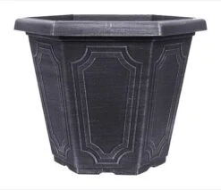 Estate Planter Hex 44cm Chalk Effect