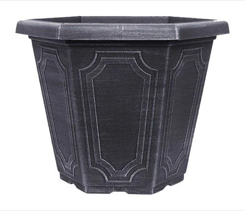 Estate Planter Hex 24cm Chalk Effect 3 Estate Planter Hex 24cm Chalk Effect