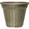 Mod Flora Planter 34cm Brushed Metallic Cappuccino Effect -Garden Care Shop 500 433 5f4675 ctmf34bmc