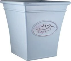 Olive Planter Tall Square 40cm - Blue