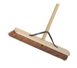 Garden Broom 24" Wooden Handle Soft