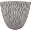 Grey Geometric Cement Pot 15cm -Garden Care Shop 500 472 5f4675 fly4319s