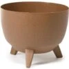 Roma ECO Bowl Planter On Legs 29cm - Natural Wood Effect -Garden Care Shop 500 481 5f4675 eco wood planter legs feet natural 29cm