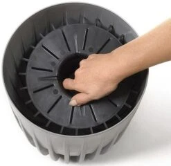 Mira ECO Coffee Planter 19cm - Latte 5 Mira ECO Coffee Planter 19cm - Latte -Garden Care Shop 500 485 5f4675 lamela mira pot watering system planter 4