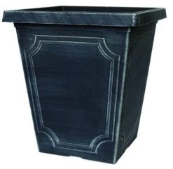 Estate Planter Tall Square 35cm - Chalk Effect