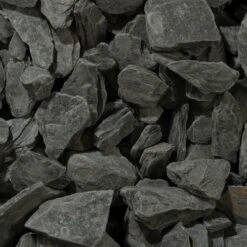 Black Slate Chippings 40mm - 20kg Bag