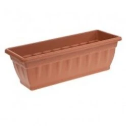 Cassiopea Natural Terracotta Plastic Trough 40cm