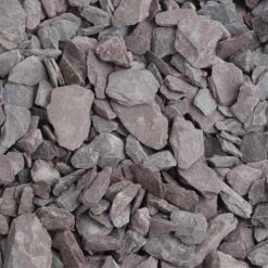Plum Slate Chippings 20mm - 20kg Bag