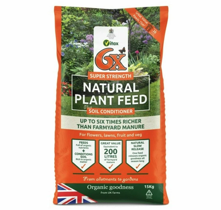 6X 100% Natural Fibrous Fertiliser 15kg Bag 3 6X 100% Natural Fibrous Fertiliser 15kg Bag